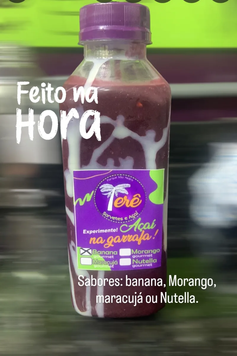 Açaí na Garrafa 500ml